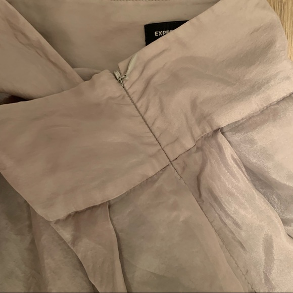 Pleated Full Silk Skirt - Picture 2 of 4